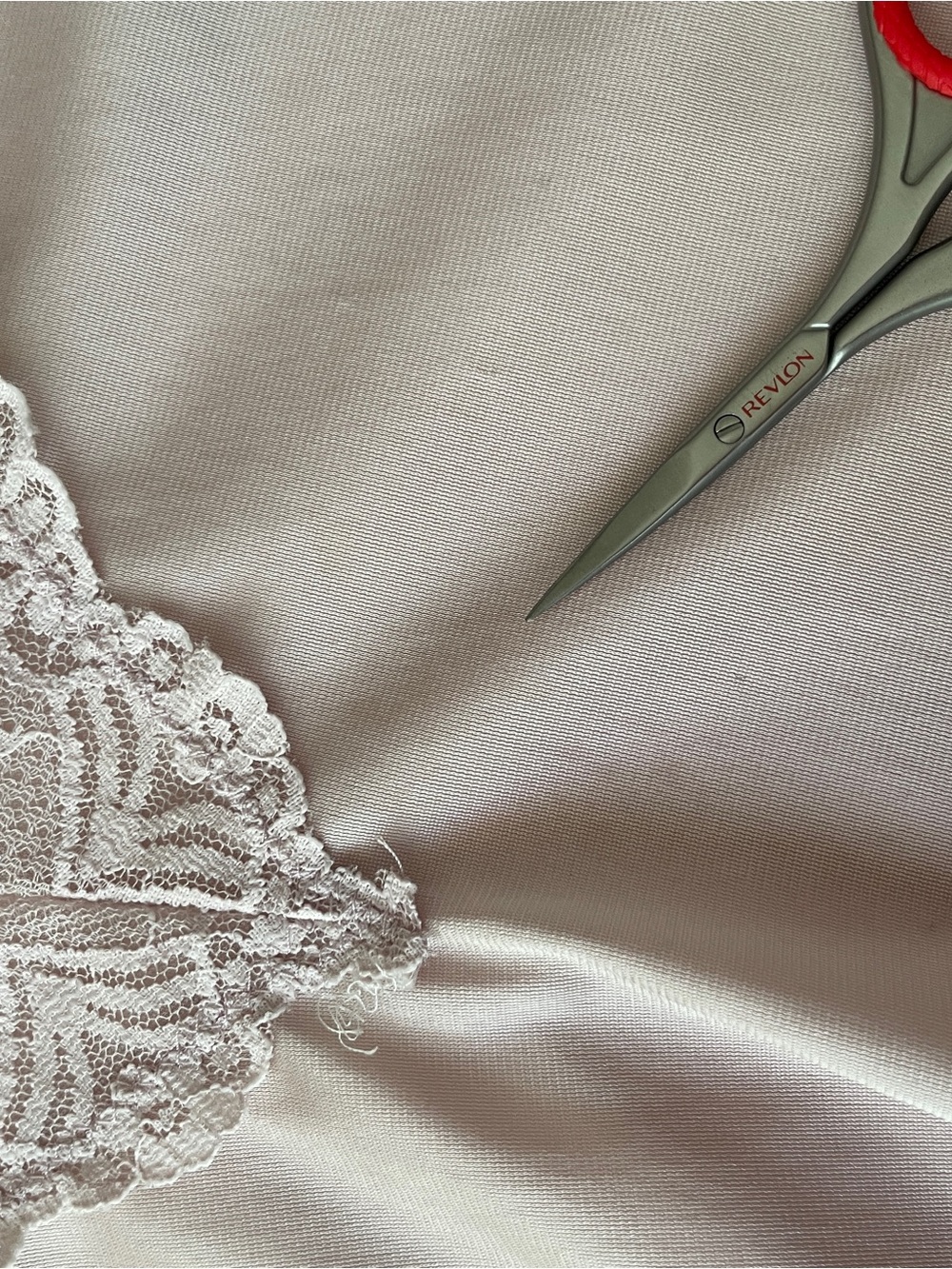 Vintage 70s Pink Satin Lace Slip Mini Dress XS/S Basque Coquette Bridal Lingerie - Picture 15 of 15
